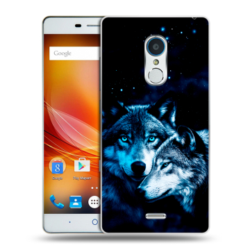 Силиконовый чехол на ZTE Blade X9 с принтом Волки Силиконовый чехол на ZTE Blade X9 с принтом Волки