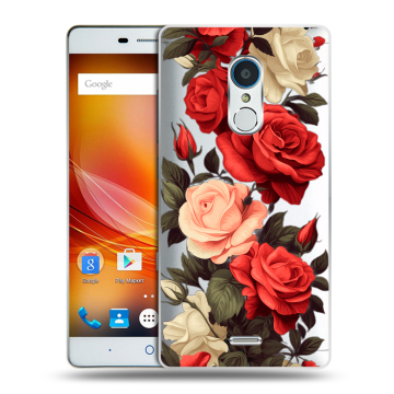 Силиконовый чехол на ZTE Blade X9 с принтом Розы Силиконовый чехол на ZTE Blade X9 с принтом Розы