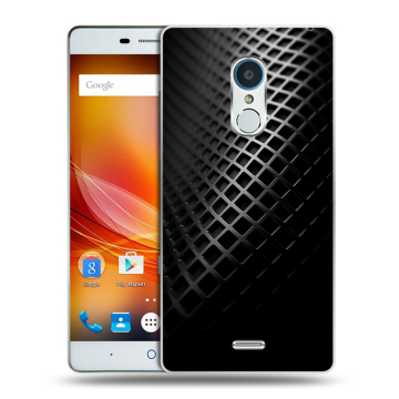 Силиконовый чехол на ZTE Blade X9 с принтом Текстура металла Силиконовый чехол на ZTE Blade X9 с принтом Текстура металла