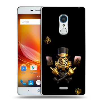 Силиконовый чехол на ZTE Blade X9 с принтом Золотой скрудж макдак Силиконовый чехол на ZTE Blade X9 с принтом Золотой скрудж макдак