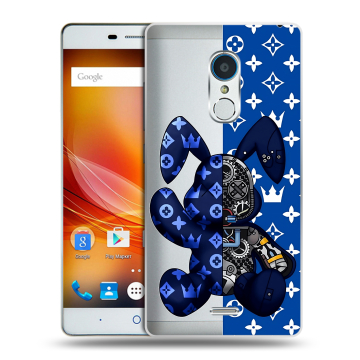 Силиконовый чехол на ZTE Blade X9 с принтом Луи робот Силиконовый чехол на ZTE Blade X9 с принтом Луи робот
