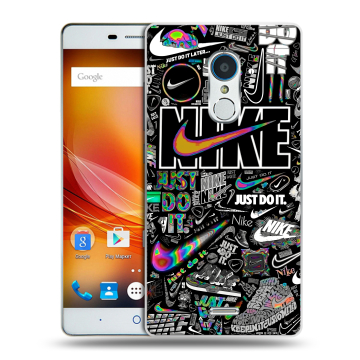 Силиконовый чехол на ZTE Blade X9 с принтом Найк