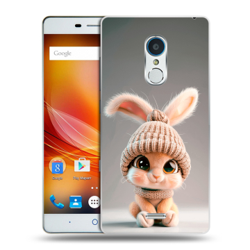 Силиконовый чехол на ZTE Blade X9 с принтом Кролик