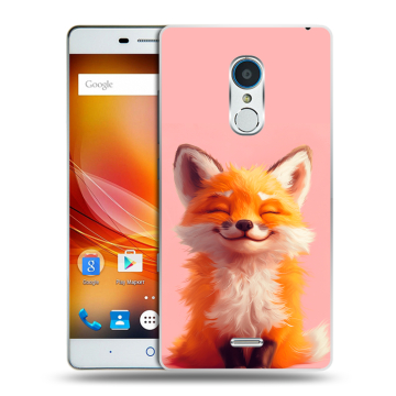 Силиконовый чехол на ZTE Blade X9 с принтом милая лиса Силиконовый чехол на ZTE Blade X9 с принтом милая лиса