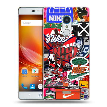 Силиконовый чехол на ZTE Blade X9 с принтом Найк Nike яркий Силиконовый чехол на ZTE Blade X9 с принтом Найк Nike яркий