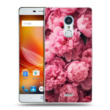 Силиконовый чехол на ZTE Blade X9 с принтом цветы пионы Силиконовый чехол на ZTE Blade X9 с принтом цветы пионы