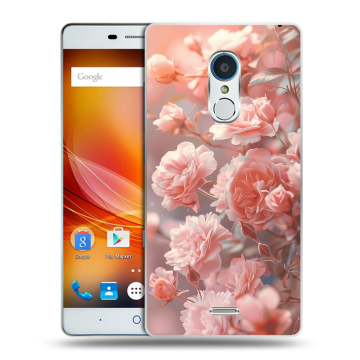 Силиконовый чехол на ZTE Blade X9 с принтом Розовые розы Силиконовый чехол на ZTE Blade X9 с принтом Розовые розы