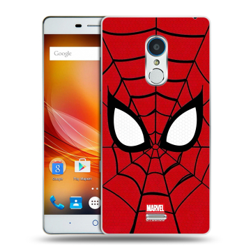 Силиконовый чехол на ZTE Blade X9 с принтом человек паук spiderman