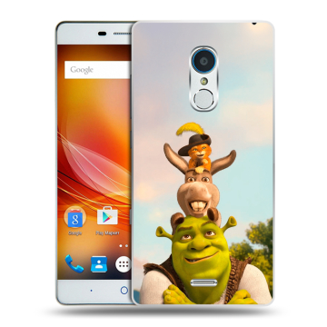 Силиконовый чехол на ZTE Blade X9 с принтом Шрек Shrek