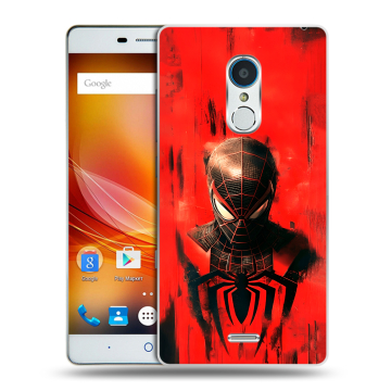 Силиконовый чехол на ZTE Blade X9 с принтом человек паук spiderman Силиконовый чехол на ZTE Blade X9 с принтом человек паук spiderman