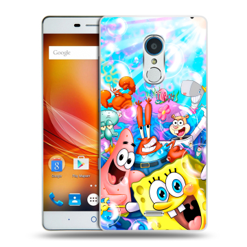 Силиконовый чехол на ZTE Blade X9 с принтом спанчбоб спанч боб Силиконовый чехол на ZTE Blade X9 с принтом спанчбоб спанч боб