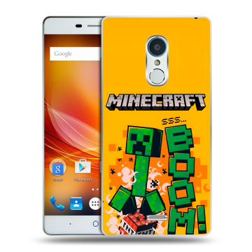 Силиконовый чехол на ZTE Blade X9 с принтом Майнкрафт Minecraft Силиконовый чехол на ZTE Blade X9 с принтом Майнкрафт Minecraft