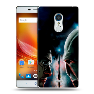 Силиконовый чехол на ZTE Blade X9 с принтом Гарри Поттер Harry Potter