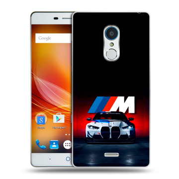 Силиконовый чехол на ZTE Blade X9 с принтом БМВ BMW