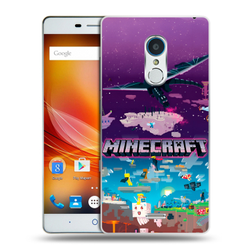 Силиконовый чехол на ZTE Blade X9 с принтом Майнкрафт Minecraft Силиконовый чехол на ZTE Blade X9 с принтом Майнкрафт Minecraft