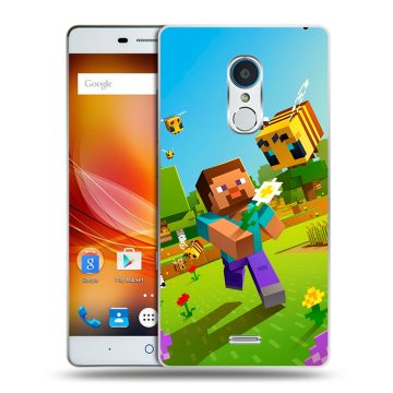 Силиконовый чехол на ZTE Blade X9 с принтом Майнкрафт Minecraft Силиконовый чехол на ZTE Blade X9 с принтом Майнкрафт Minecraft