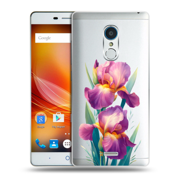 Силиконовый чехол на ZTE Blade X9 с принтом Цветы орхидеи