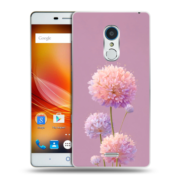 Силиконовый чехол на ZTE Blade X9 с принтом Цветы