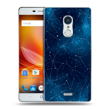 Силиконовый чехол на ZTE Blade X9 с принтом Космос звезды