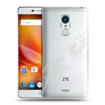 Силиконовый чехол на ZTE Blade X9 с принтом Сотворение мира