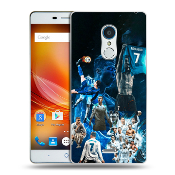 Силиконовый чехол на ZTE Blade X9 с принтом Реал Роналдо