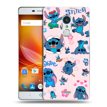 Силиконовый чехол на ZTE Blade X9 с принтом Лило и Стич Силиконовый чехол на ZTE Blade X9 с принтом Лило и Стич