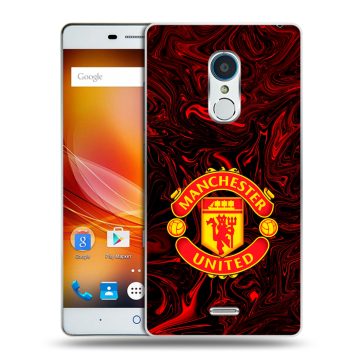 Силиконовый чехол на ZTE Blade X9 с принтом Manchester United