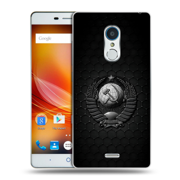 Силиконовый чехол на ZTE Blade X9 с принтом Герб Флаг СССР Силиконовый чехол на ZTE Blade X9 с принтом Герб Флаг СССР