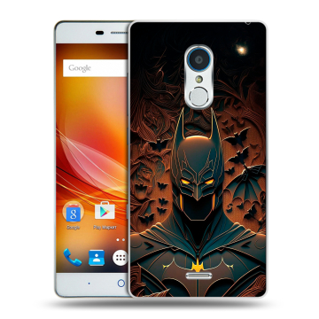 Силиконовый чехол на ZTE Blade X9 с принтом Batman Бэтмен