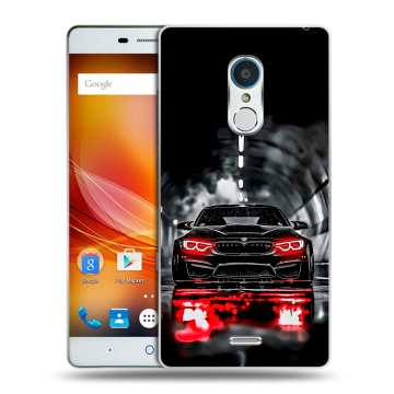 Силиконовый чехол на ZTE Blade X9 с принтом BMW БМВ