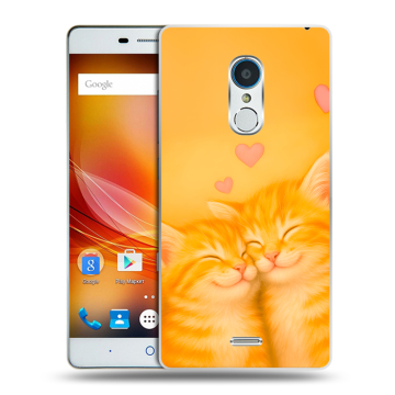 Силиконовый чехол на ZTE Blade X9 с принтом Милые котята Силиконовый чехол на ZTE Blade X9 с принтом Милые котята