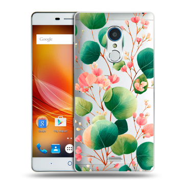 Силиконовый чехол на ZTE Blade X9 с принтом женский