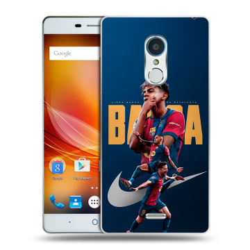 Силиконовый чехол на ZTE Blade X9 с принтом Барселона Barca Yamal Силиконовый чехол на ZTE Blade X9 с принтом Барселона Barca Yamal