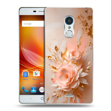 Силиконовый чехол на ZTE Blade X9 с принтом женский
