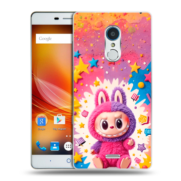 Силиконовый чехол на ZTE Blade X9 с принтом Labubu Лабубу Силиконовый чехол на ZTE Blade X9 с принтом Labubu Лабубу