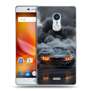 Силиконовый чехол на ZTE Blade X9 с принтом BMW БМВ