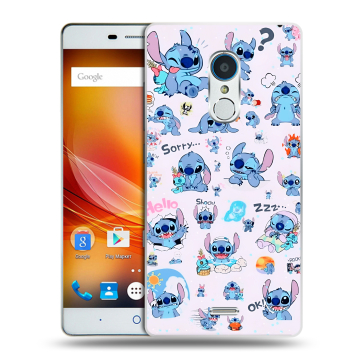 Силиконовый чехол на ZTE Blade X9 с принтом Лило и Стич Силиконовый чехол на ZTE Blade X9 с принтом Лило и Стич