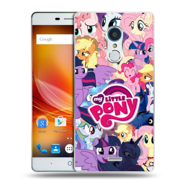 Силиконовый чехол на ZTE Blade X9 с принтом My little pony Дружба чудо