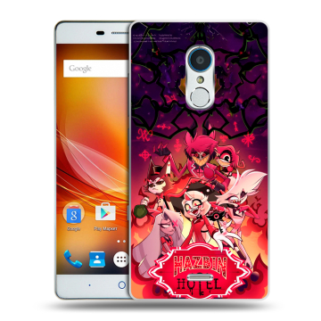 Силиконовый чехол на ZTE Blade X9 с принтом Hazbin Hotel Отель Хазбин Силиконовый чехол на ZTE Blade X9 с принтом Hazbin Hotel Отель Хазбин