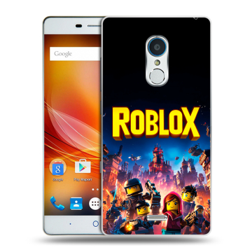 Силиконовый чехол на ZTE Blade X9 с принтом Roblox Роблокс Силиконовый чехол на ZTE Blade X9 с принтом Roblox Роблокс