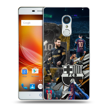 Силиконовый чехол на ZTE Blade X9 с принтом Messi Barcelona Силиконовый чехол на ZTE Blade X9 с принтом Messi Barcelona