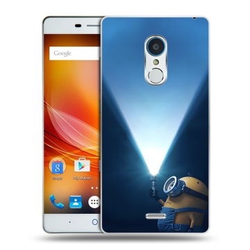 Силиконовый чехол на ZTE Blade X9 с принтом Миньоны Силиконовый чехол на ZTE Blade X9 с принтом Миньоны