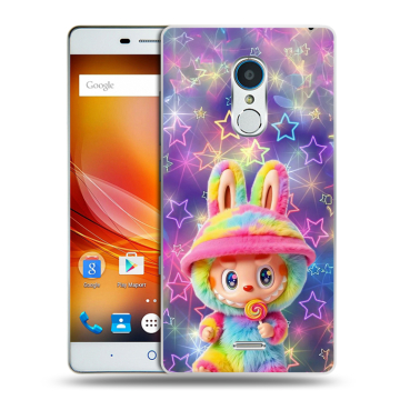 Силиконовый чехол на ZTE Blade X9 с принтом Labubu Лабубу Силиконовый чехол на ZTE Blade X9 с принтом Labubu Лабубу