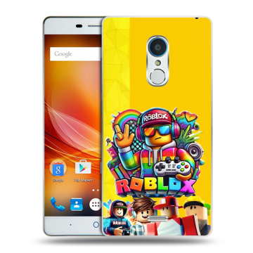 Силиконовый чехол на ZTE Blade X9 с принтом Roblox Роблокс Силиконовый чехол на ZTE Blade X9 с принтом Roblox Роблокс