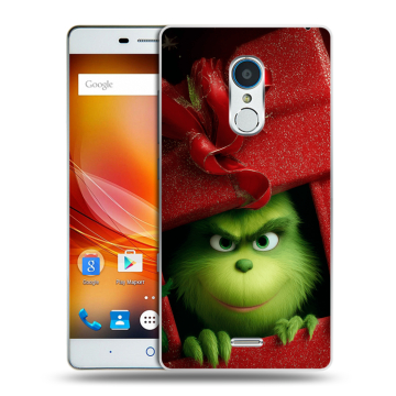 Силиконовый чехол на ZTE Blade X9 с принтом Новый год