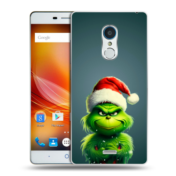 Силиконовый чехол на ZTE Blade X9 с принтом Новый год