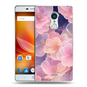Силиконовый чехол на ZTE Blade X9 с принтом женский