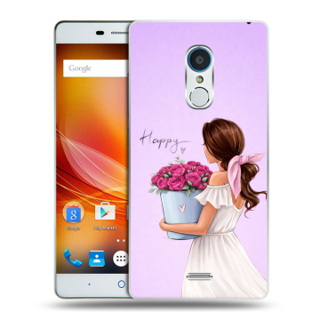 Силиконовый чехол на ZTE Blade X9 с принтом женский Силиконовый чехол на ZTE Blade X9 с принтом женский