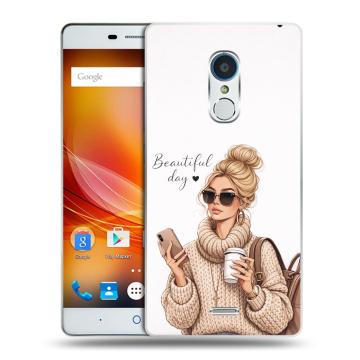 Силиконовый чехол на ZTE Blade X9 с принтом женский Силиконовый чехол на ZTE Blade X9 с принтом женский