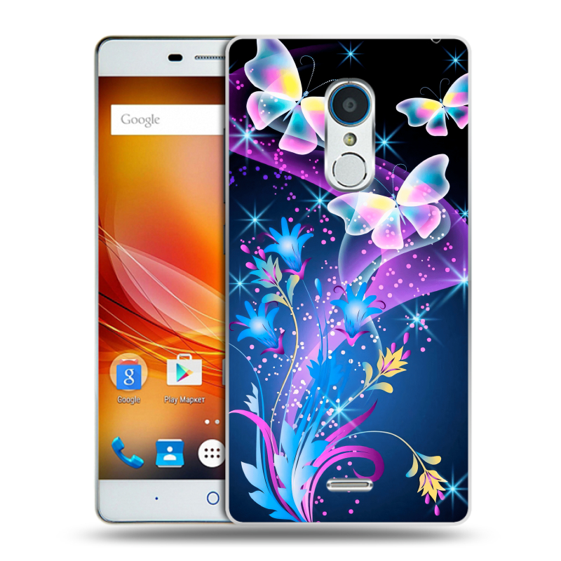 Пластиковый чехол на ZTE Blade X9 с принтом Бабочки Пластиковый чехол на ZTE Blade X9 с принтом Бабочки